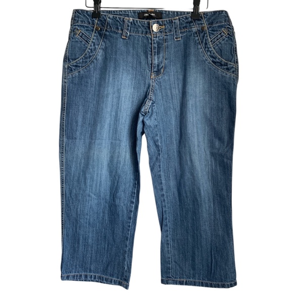 Daisy Fuentes Women's Capri Jeans Sz 10 Crop Cotton Jeans Cropped - Picture 1 of 6